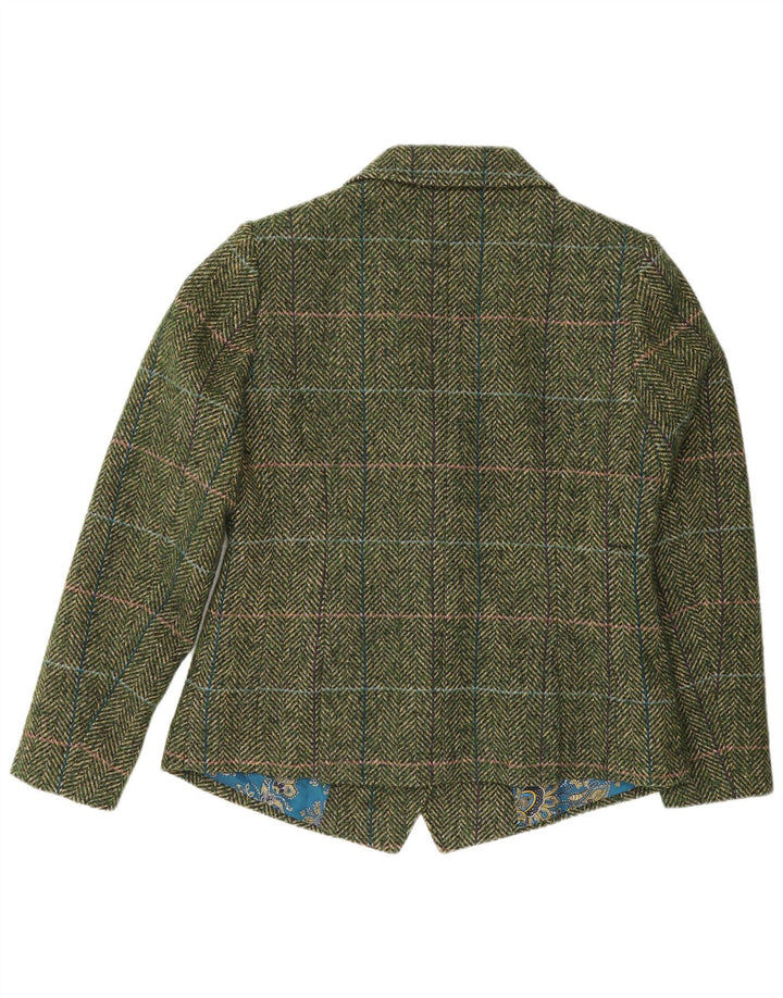 Joe Browns Chaqueta tipo blazer de 5 botones para mujer UK 44 Grande Pata de gallo verde