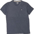 BENETTON Womens T-Shirt Top UK 18 XL Navy Blue Polyester Vintage Benetton and Second-Hand Benetton from Messina Hembry 