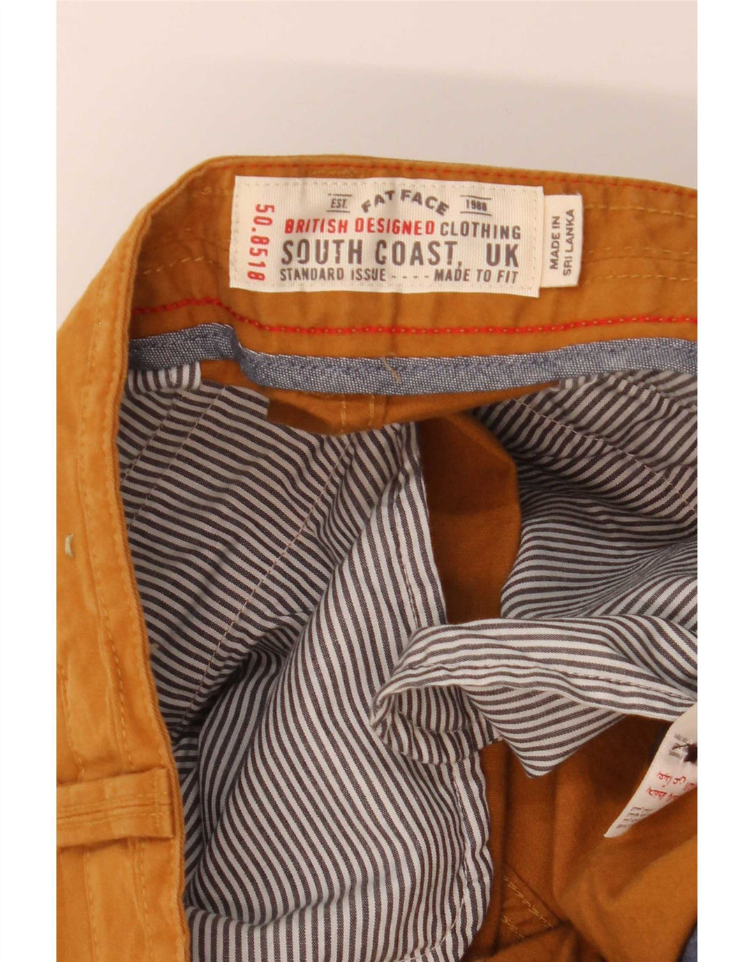 Scotch & Soda Pantalones cortos tipo cargo para hombre W36 Large Algodón marrón