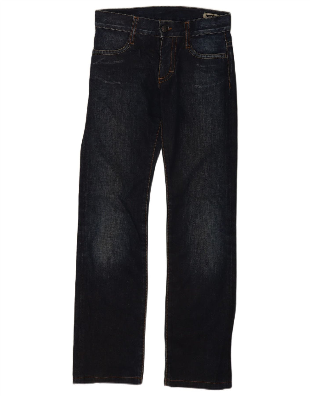 Vaqueros Recto Mujer Gas W25 L30 Algodón Azul