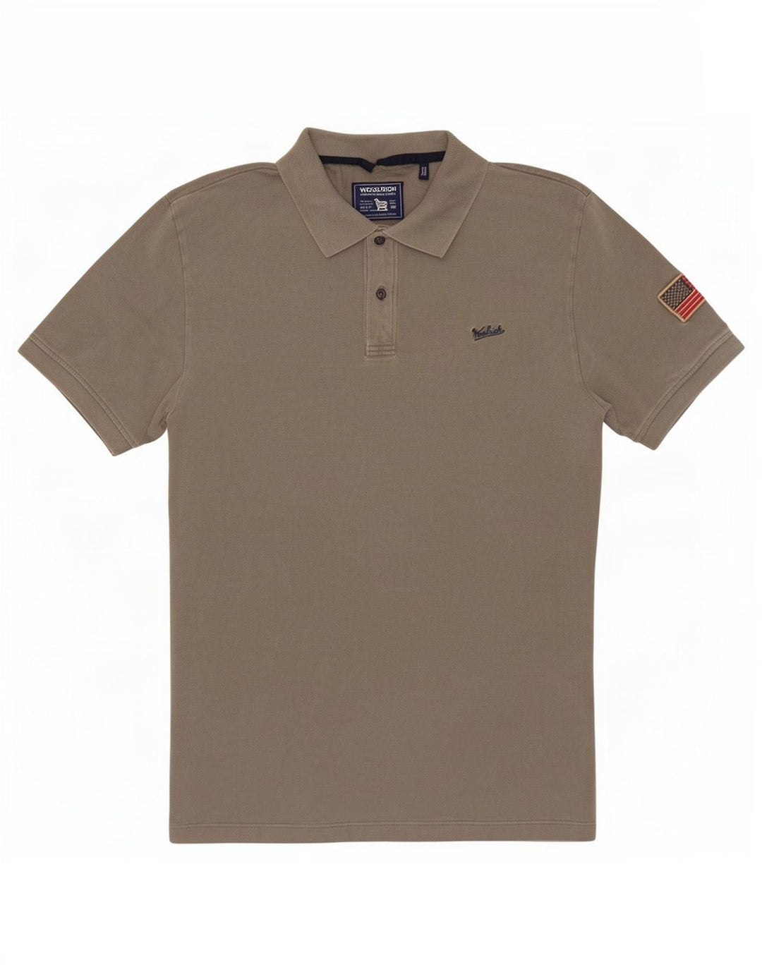 Woolrich Polo Hombre Pequeño Algodón Gris