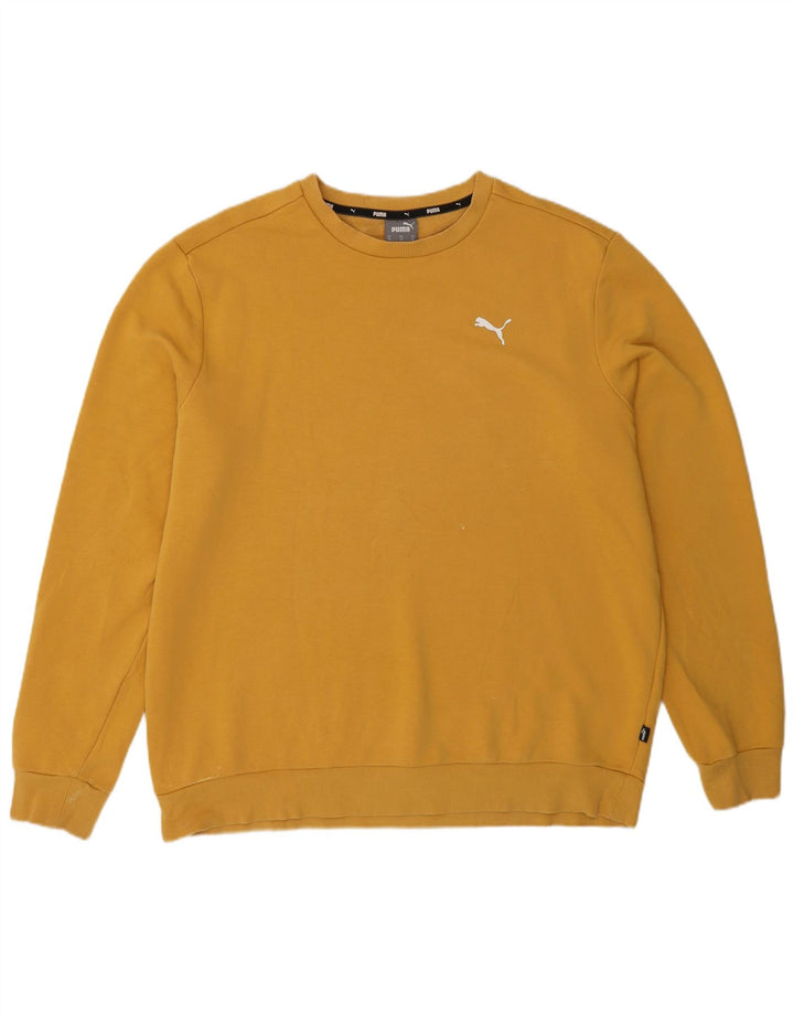 Puma Sudadera Regular Fit Jumper XL Algodón Amarillo Hombre