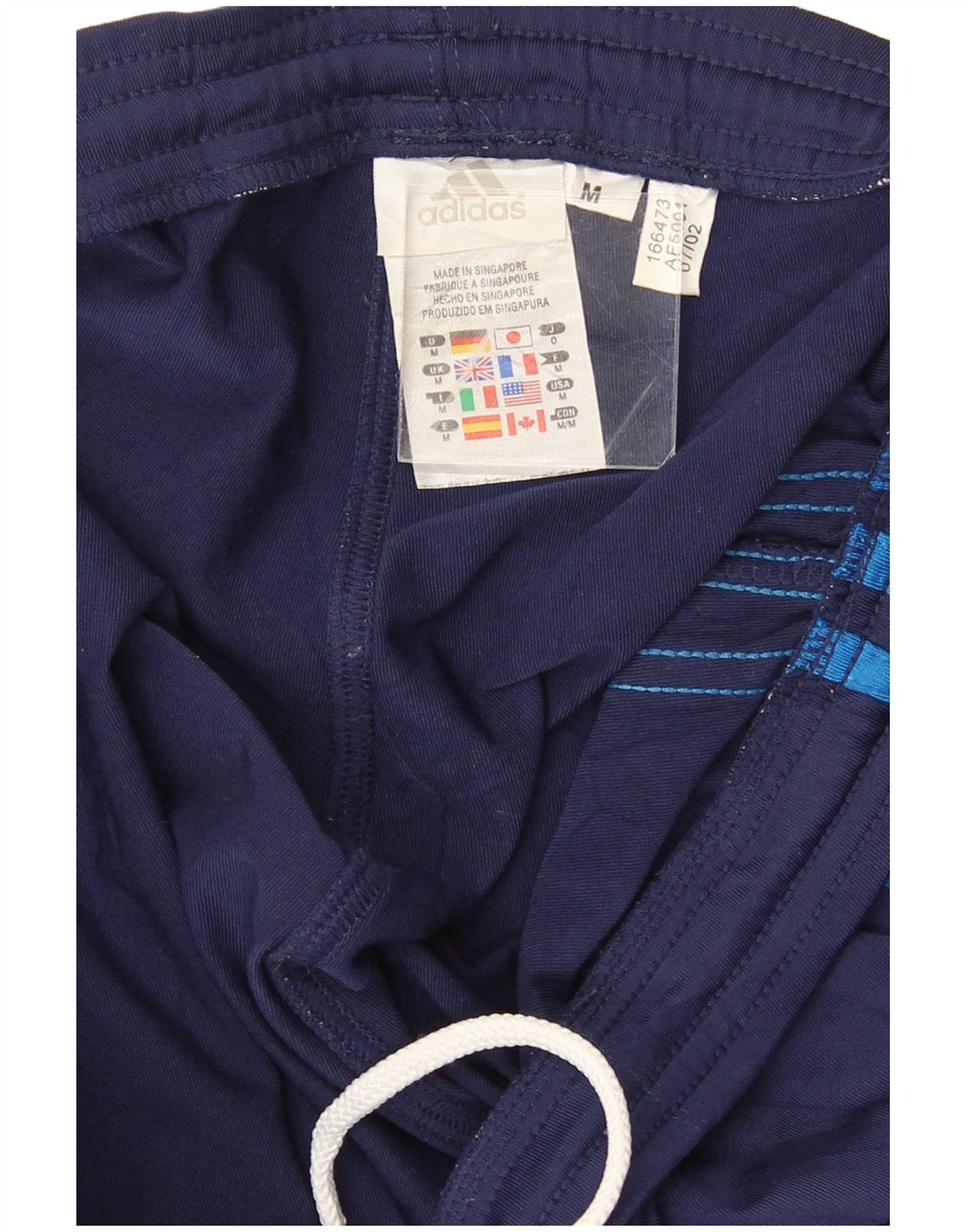 Pantalón De Chándal Adidas Hombre Medio Azul Marino Poliéster