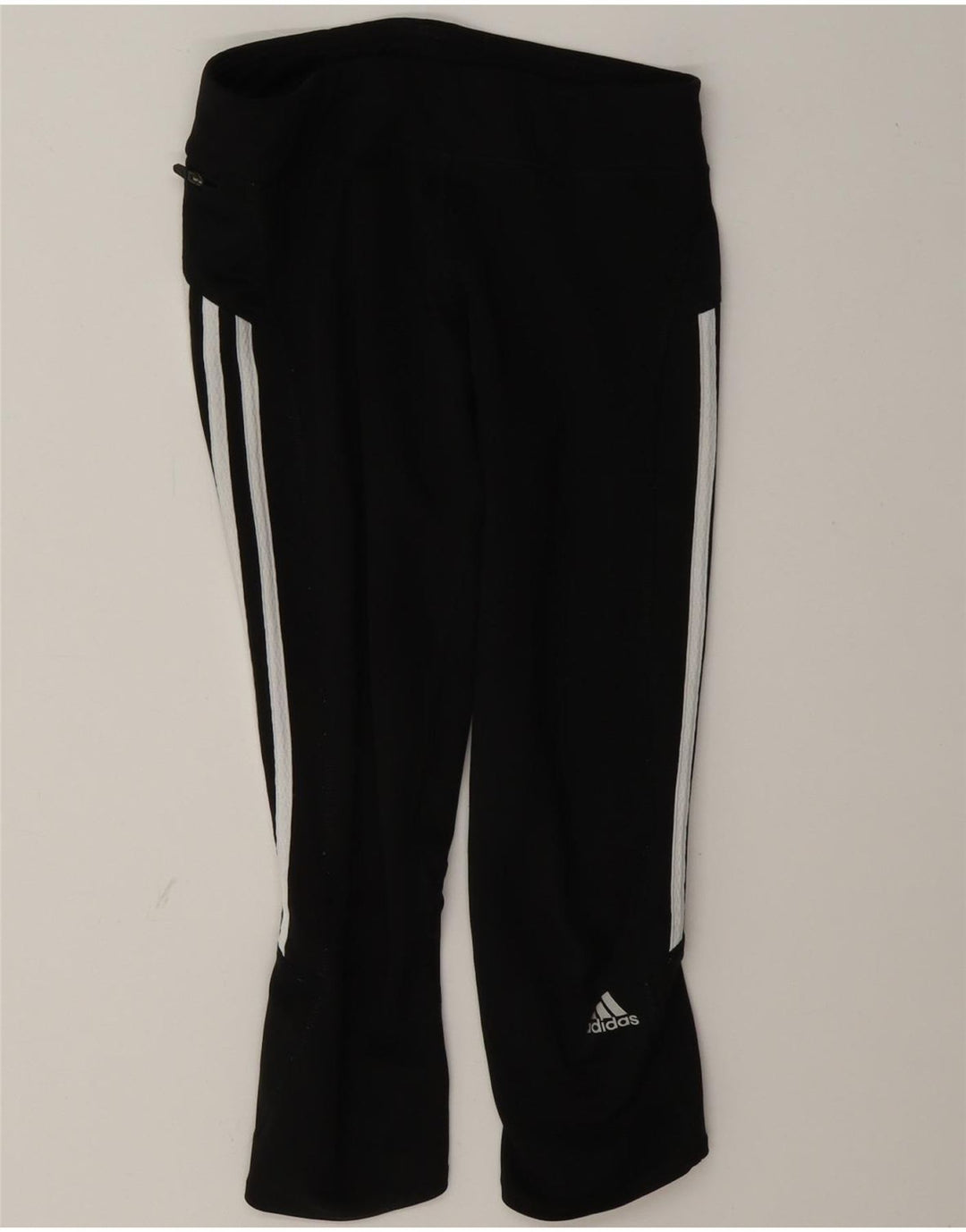 Adidas Climalite Capri Leggings para mujer UK 8 Pequeño Poliéster negro