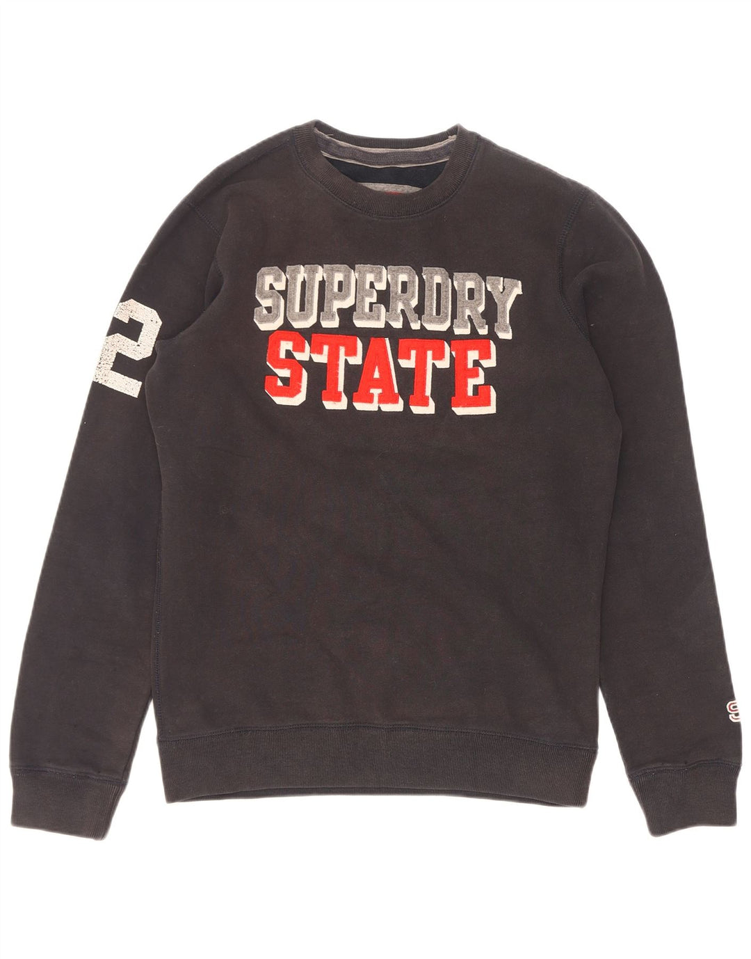 Superdry Sudadera Estampada Con Estampado De Algodón Negro Para Hombre