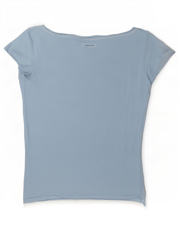 Murphy & Nye Camiseta para mujer Top UK 12 Algodón azul medio