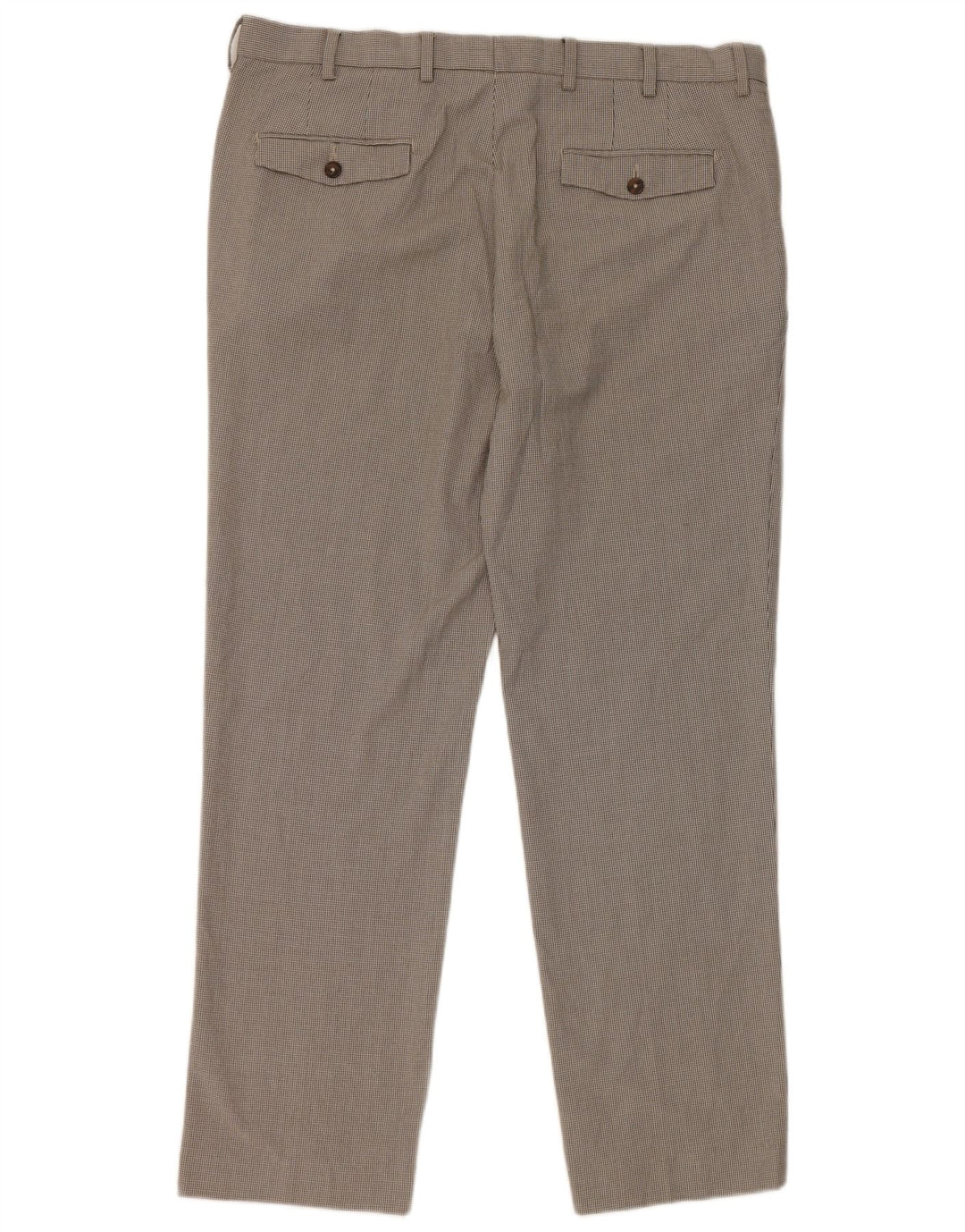 Marks & Spencer Pantalón de traje recto para hombre W38 L31 Gris pata de gallo