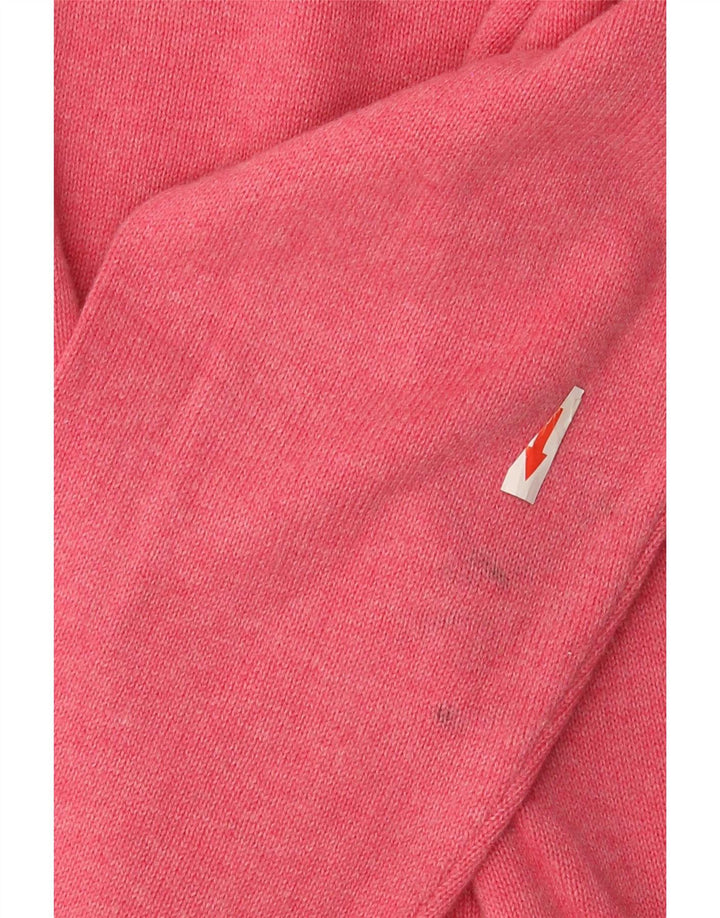 Marks & Spencer Jersey con Cuello en V para Hombre de algodón Rosa Medio