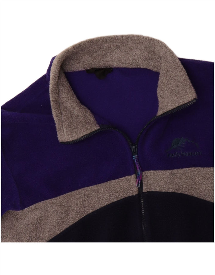 HELLY HANSEN Chaqueta polar para hombre UK 38 Medium Azul marino Colorblock