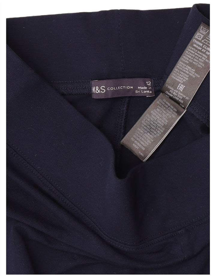 Marks & Spencer Leggings para mujer UK 40 Medium Azul marino Viscosa