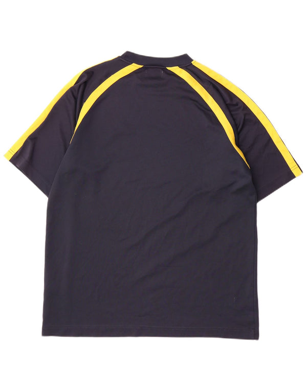Kappa Hombre Camiseta Top Large Azul Marino Colorblock Poliéster