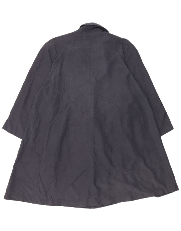 Luisa Spagnoli Gabardina extragrande para mujer UK 10 Small Poliéster azul marino