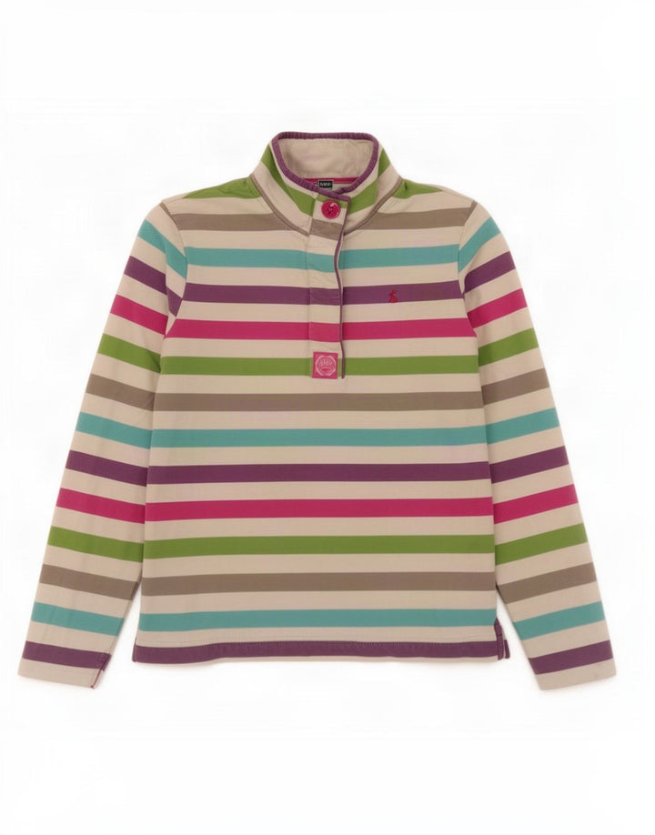 Joules - Sudadera para mujer, talla 40, tamaño mediano, multicolor, a rayas