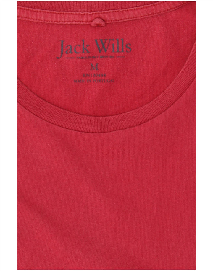 JACK WILLS Camiseta Hombre Top Medium Rojo Algodón