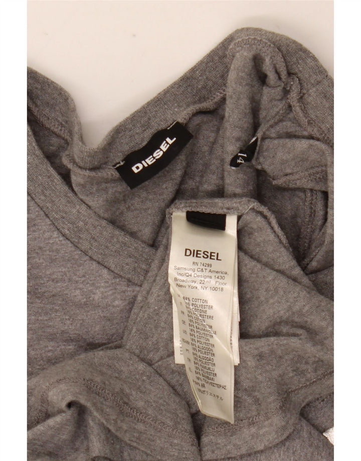 Diesel Vestido túnica con estampado gráfico para niña 13-14 años Algodón gris