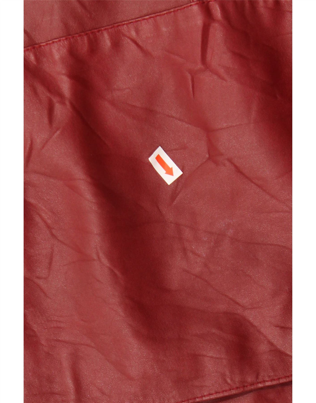 VINTAGE Chaqueta de cuero para mujer EU 46 XL Cuero burdeos