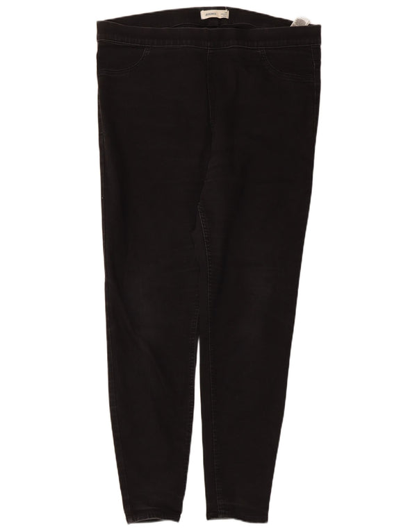 Marks & Spencer Vaqueros Jegging para Mujer UK 18 XL W34 L27 Algodón Negro