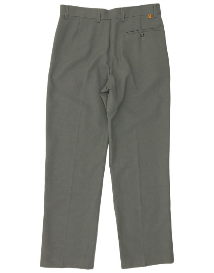 Farah Mujer Pantalones Casuales Rectos W34 L31 Poliéster Verde