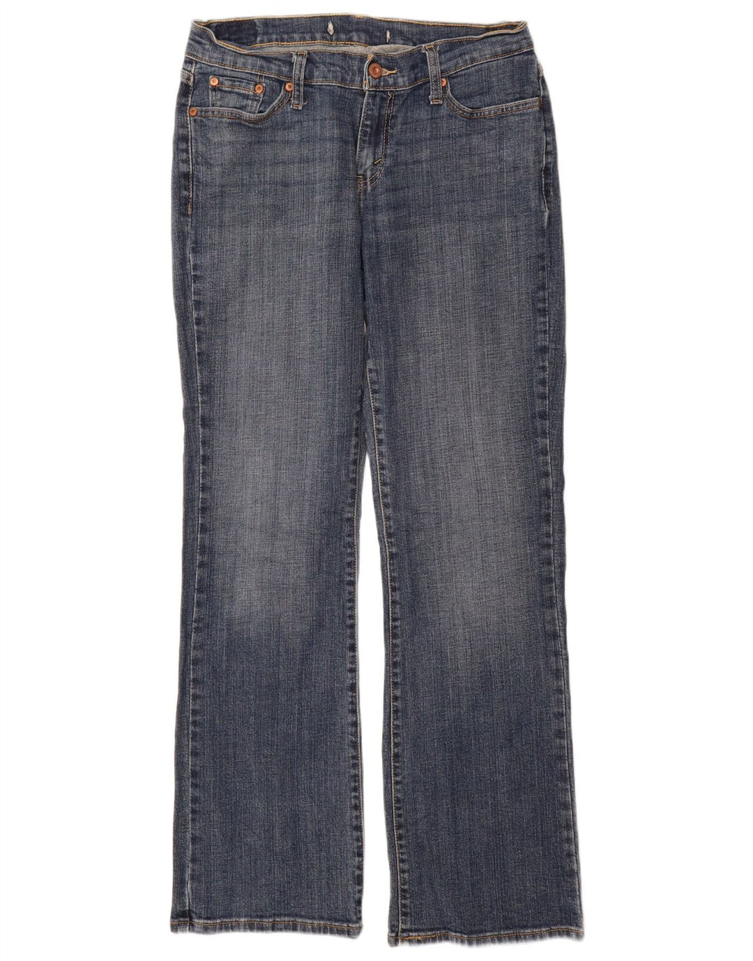 LEVI'S Jeans de talle medio para mujer, talla 10, grande, W30 L32, algodón azul
