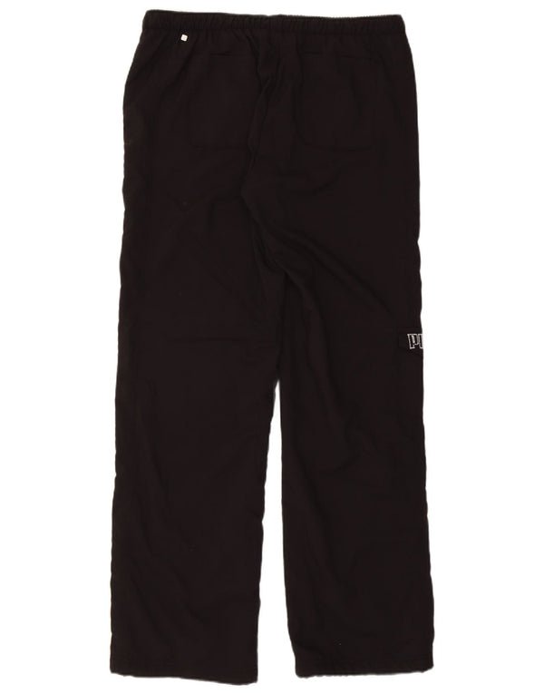 Puma Mujer Cargo Chándal Pantalones UK 40 Grande Negro