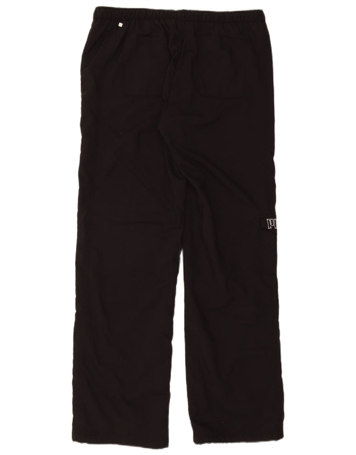 Puma Mujer Cargo Chándal Pantalones UK 40 Grande Negro