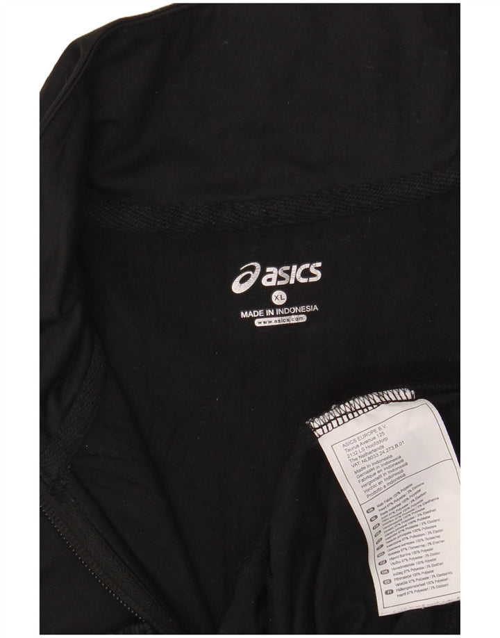 Asics - Chaqueta de chándal para mujer, talla 40, XL, color negro, poliéster