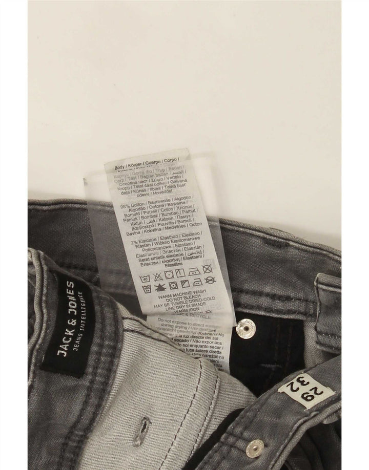 Jack & Jones Vaqueros Slim para Hombre W29 L32 Algodón Gris