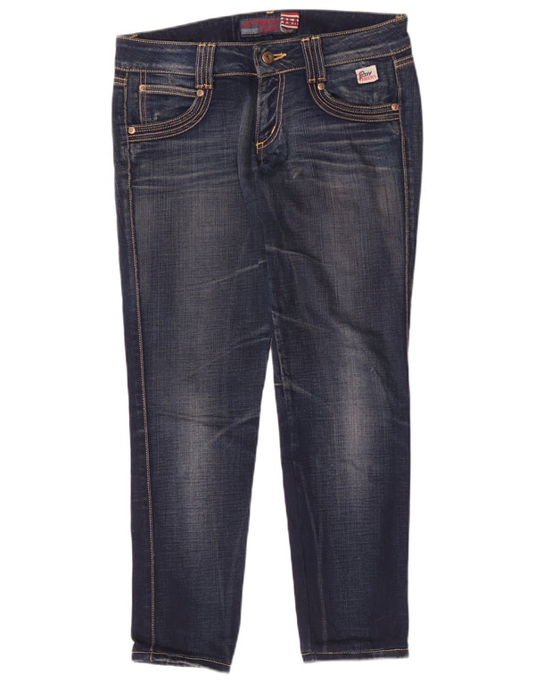 Roy Rogers Jeans ajustados para mujer IT 42 Medium W28 L28 Azul