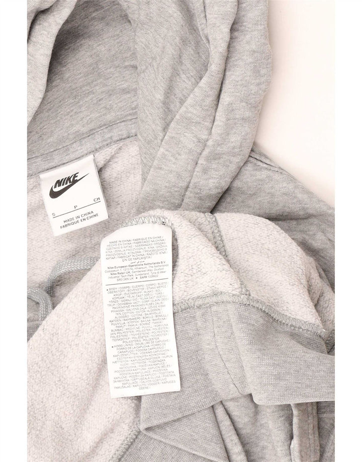 Nike Hombre Graphic Regular Fit Sudadera con Capucha Jersey Pequeño Gris Algodón