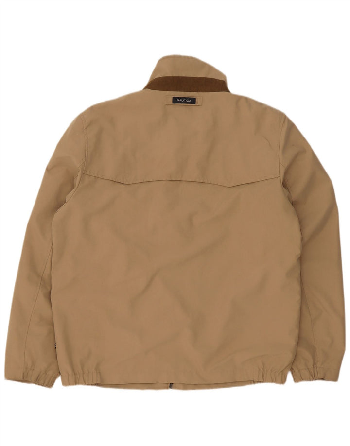 Nautica Chaqueta Bomber para Hombre UK 38 Poliéster Beige Medio