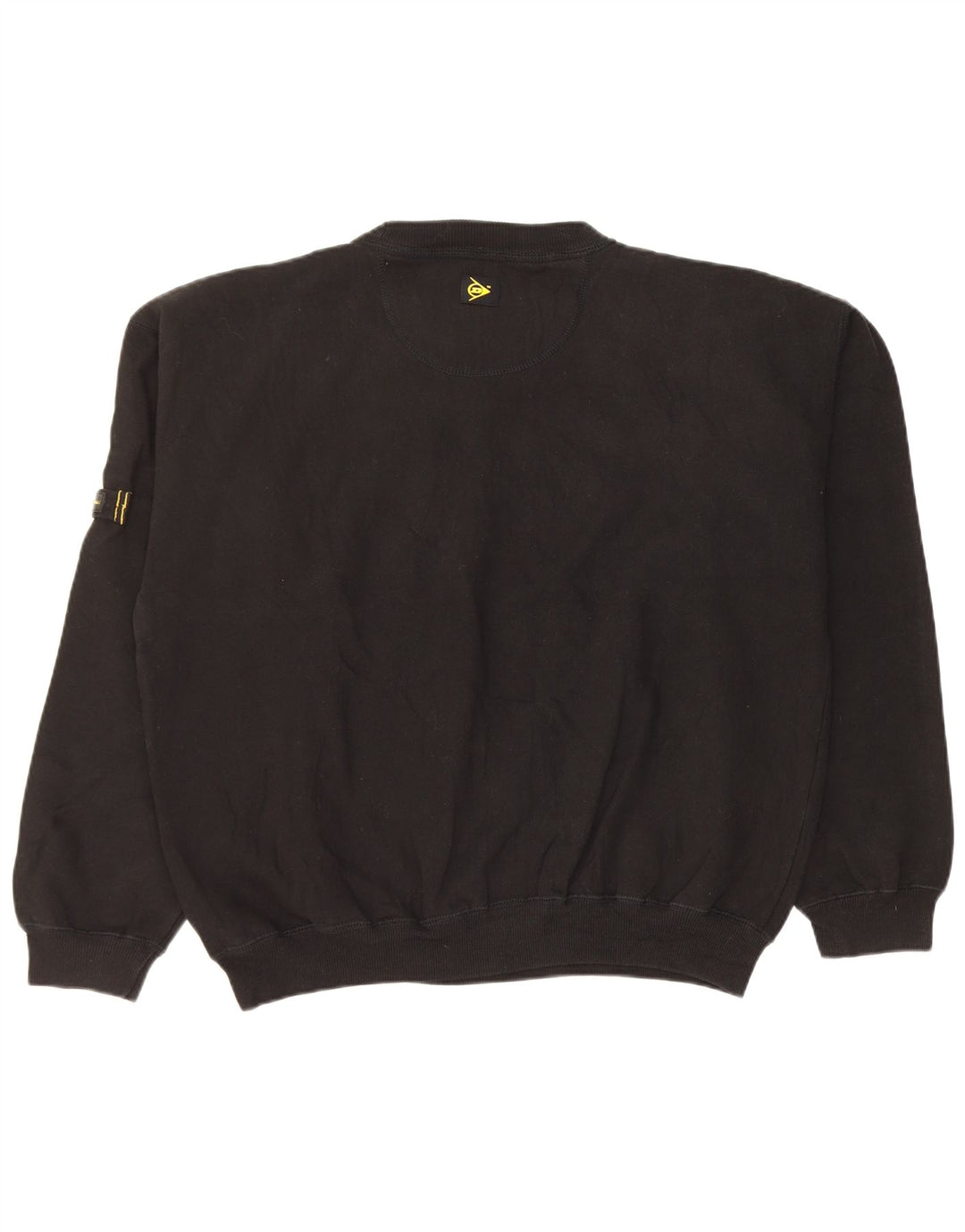 Dunlop Hombre Sudadera Gráfica Jumper XL Algodón Negro