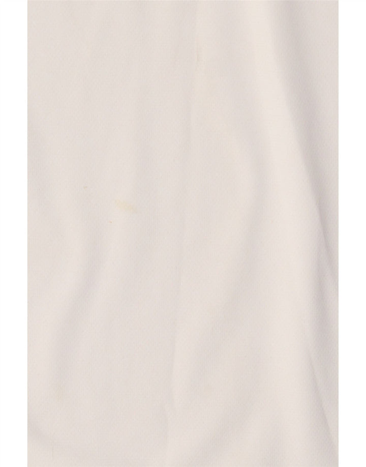 Adidas Mens Climacool Polo Shirt Pequeño Blanco Poliéster