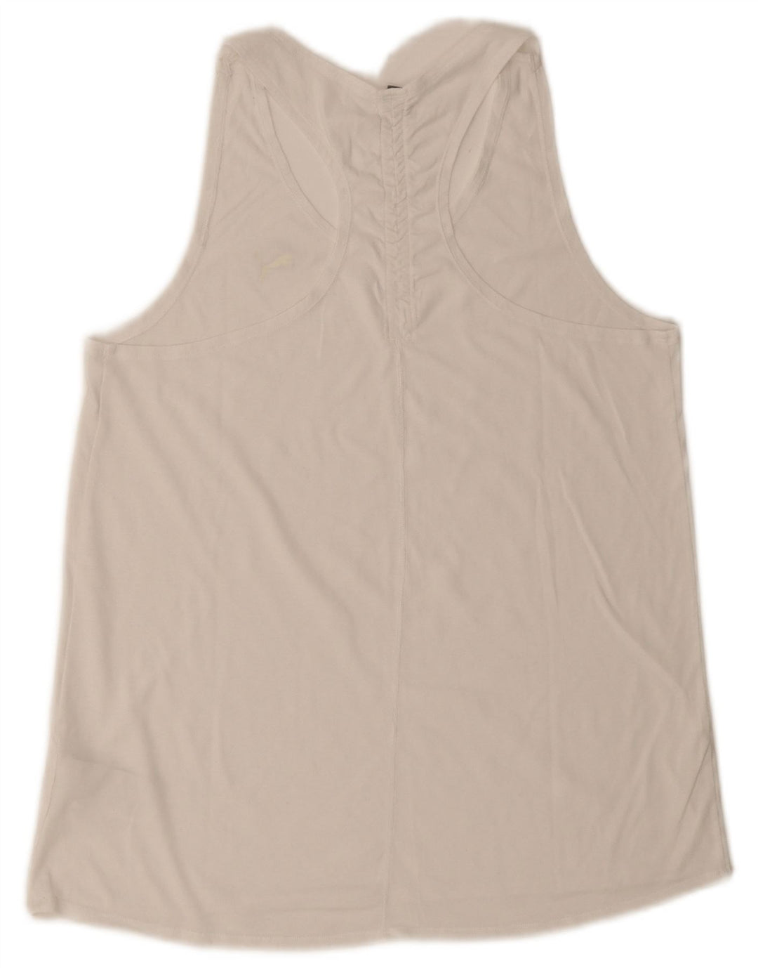 Puma Mujer Chaleco Top UK 12 Medio Blanco Poliéster