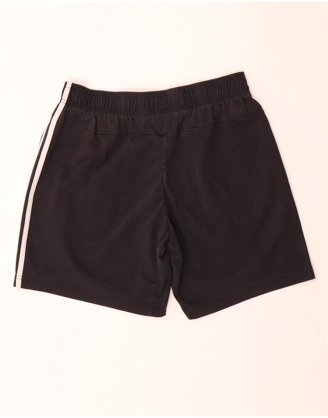 Adidas - Pantalones cortos deportivos para hombre, algodón negro mediano