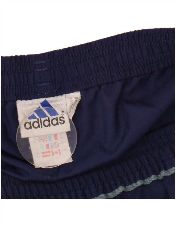 Adidas - Pantalones cortos deportivos para hombre, talla grande, azul marino