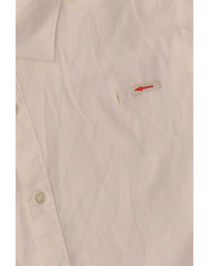 Zara Camisa Slim Fit Hombre Blanco Grande