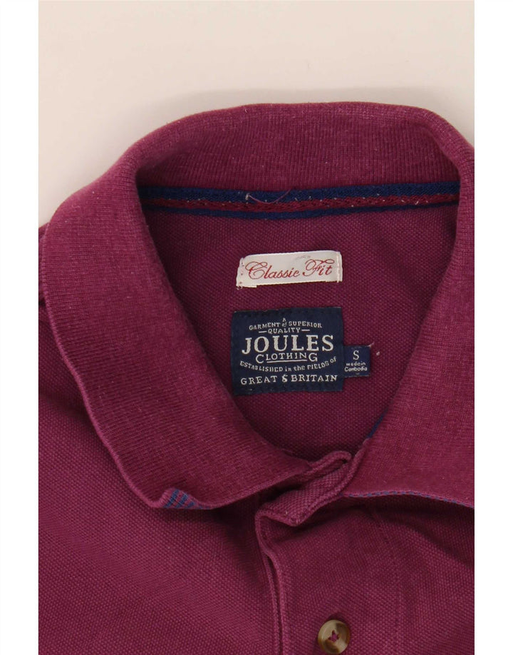 Joules Polo De Corte Clásico Para Hombre Pequeño Púrpura