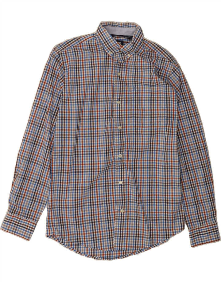 IZOD Mens Shirt Small Multicoloured Check Cotton Vintage Izod and Second-Hand Izod from Messina Hembry 
