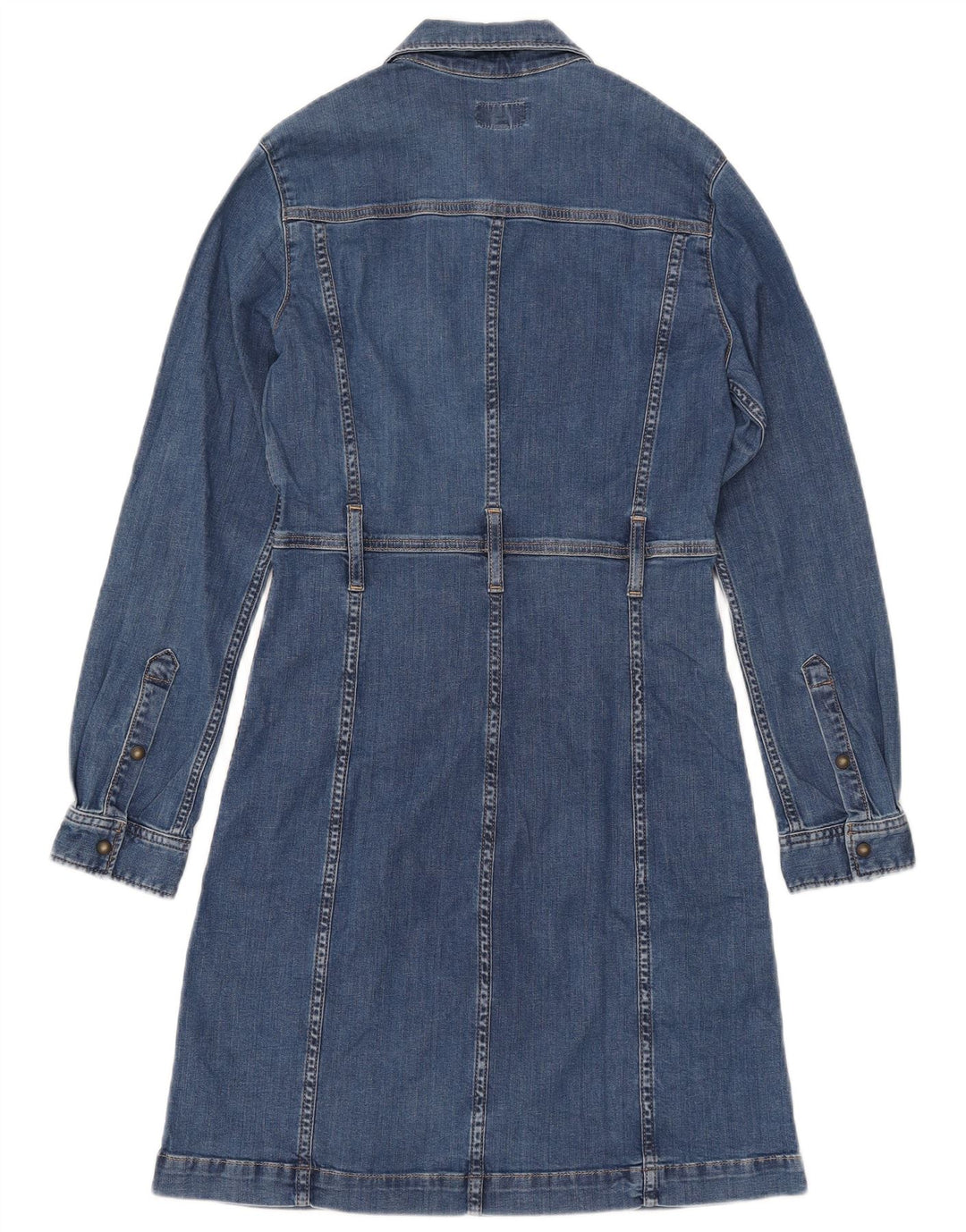 PEPE JEANS Vestido vaquero de manga larga para mujer UK 42 Algodón azul medio
