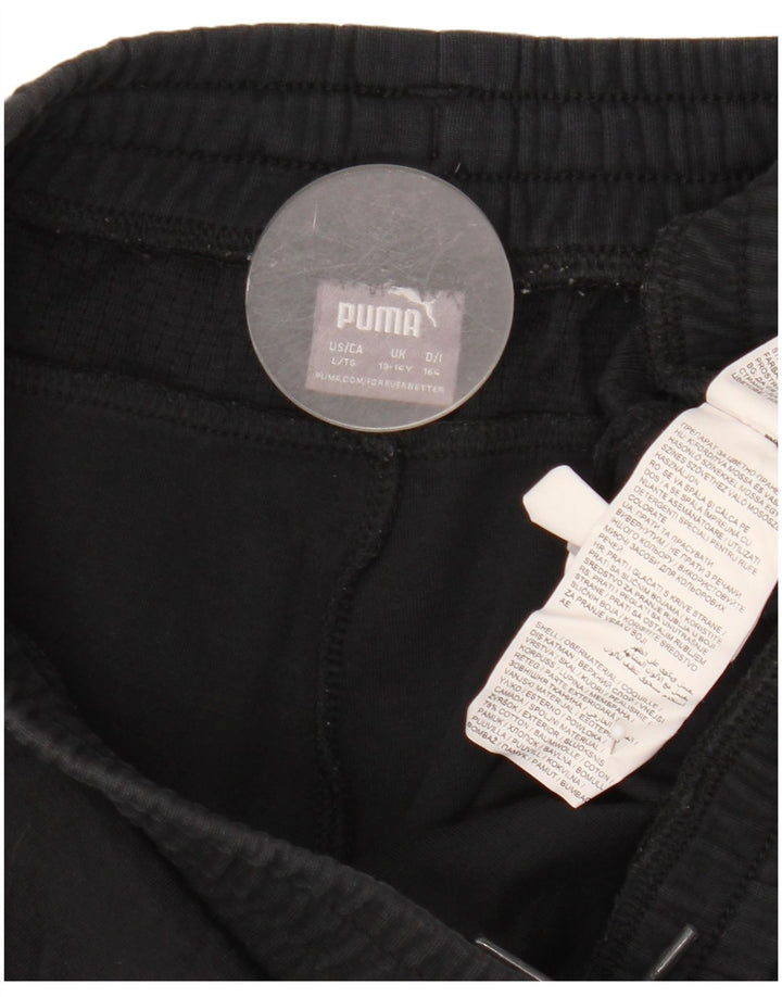 Puma Pantalones cortos deportivos para niño 13-14 años Algodón negro