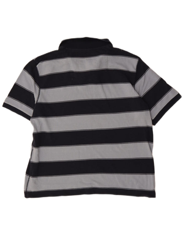 Polo para hombre Fat Face 2XL Algodón a rayas azul marino