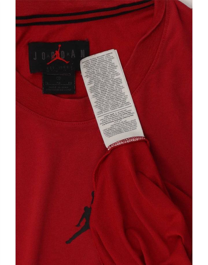 Jordan Hombre Chaleco Top XL Algodón Rojo