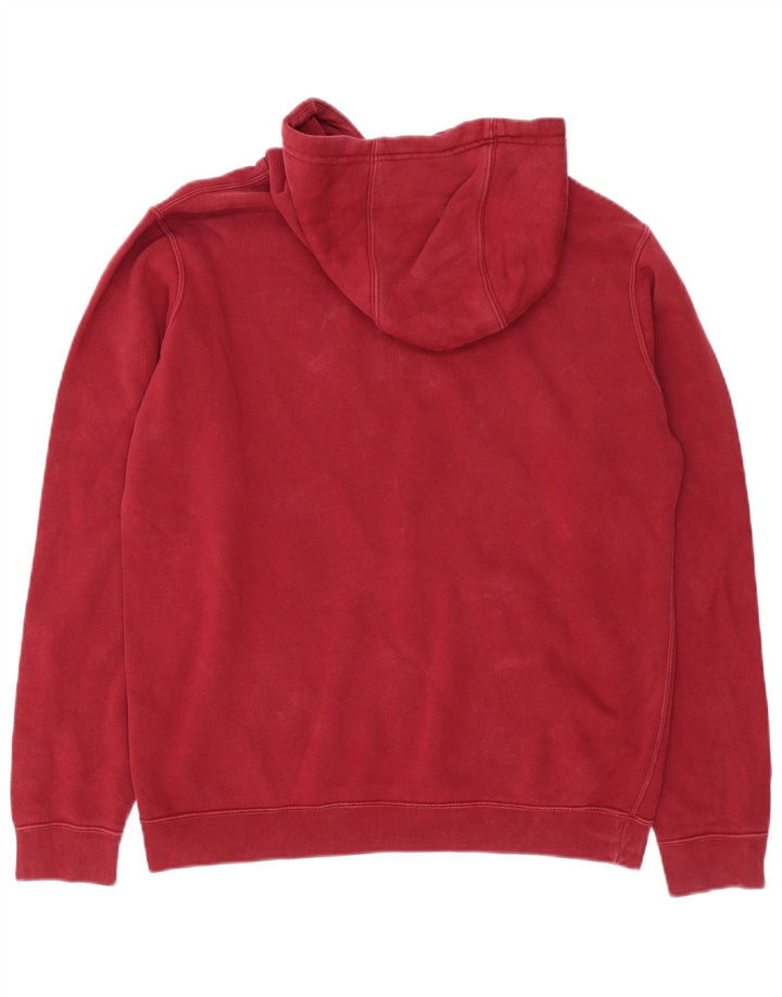 Nike Hombre Sudadera con capucha Jumper Medium Borgoña Algodón