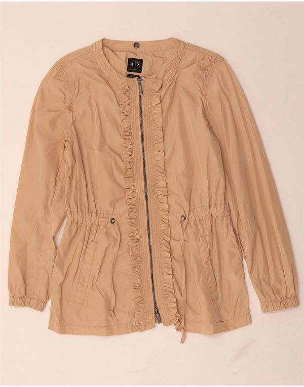 Armani Exchange Chaqueta para mujer UK 10 Small Rosa Poliéster