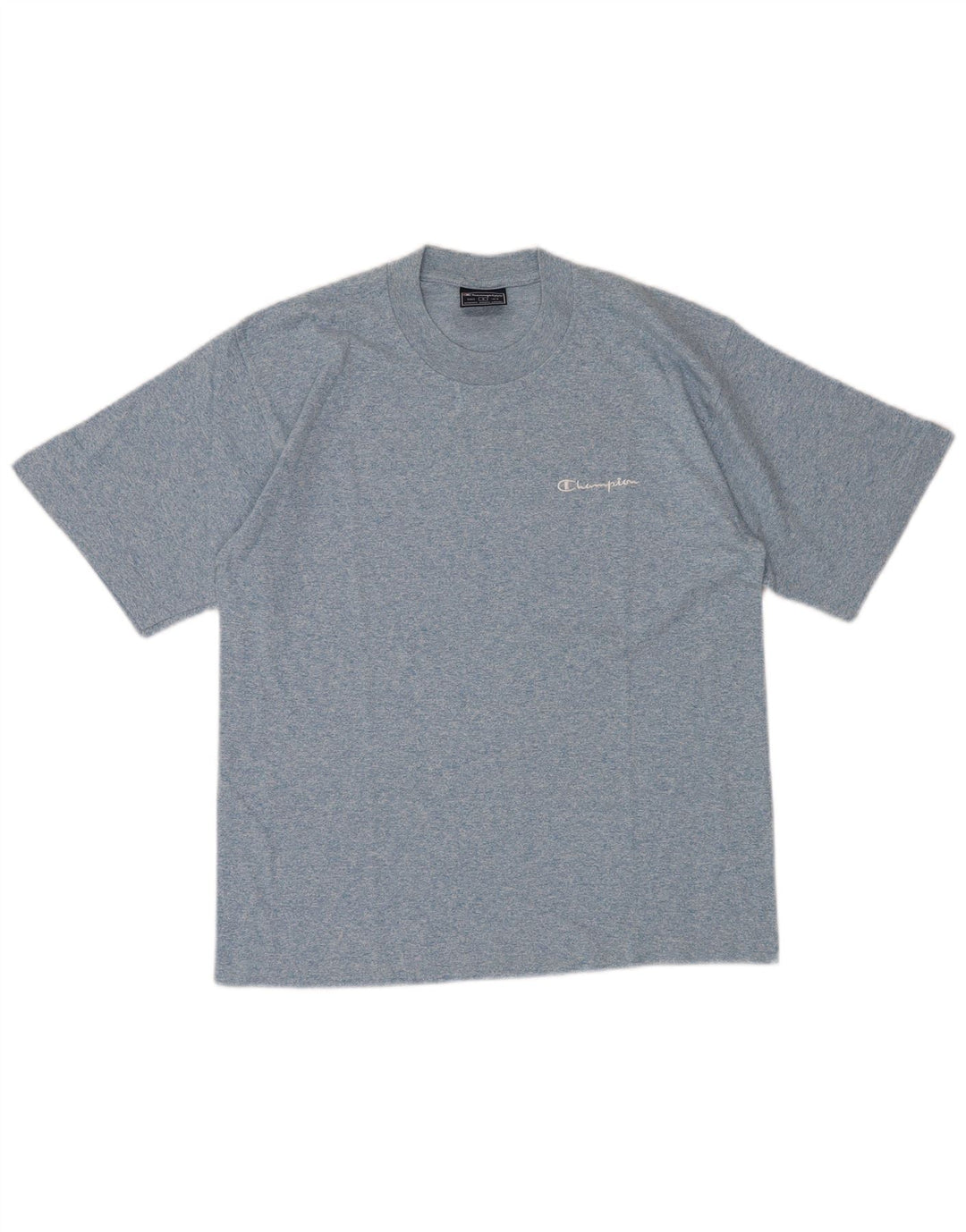 CHAMPION Camiseta para hombre Top Small Blue Moteado de algodón