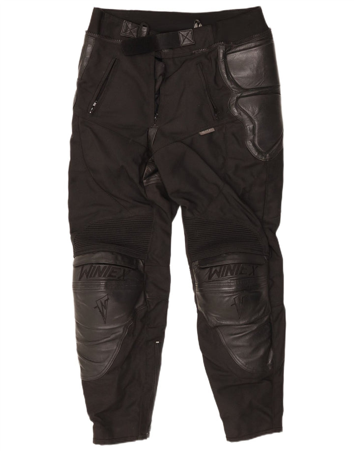 WINTEX Pantalones cónicos para hombre Moto Racer W32 L27 Poliamida negra