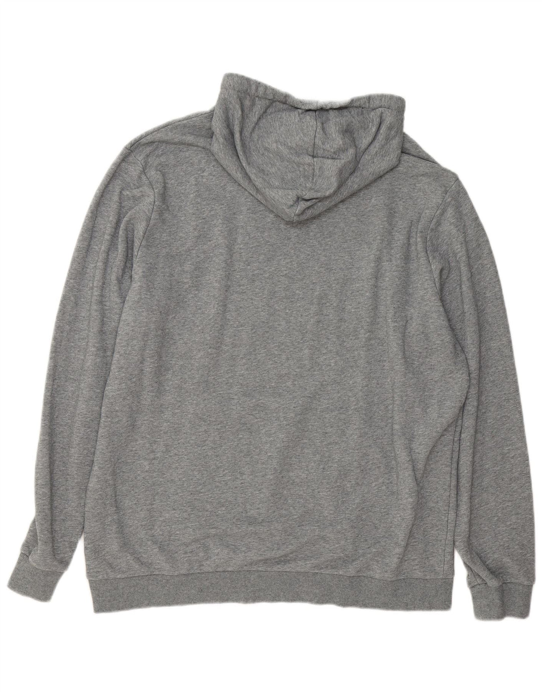PUMA Mens Hoodie Jumper XL Grey Cotton