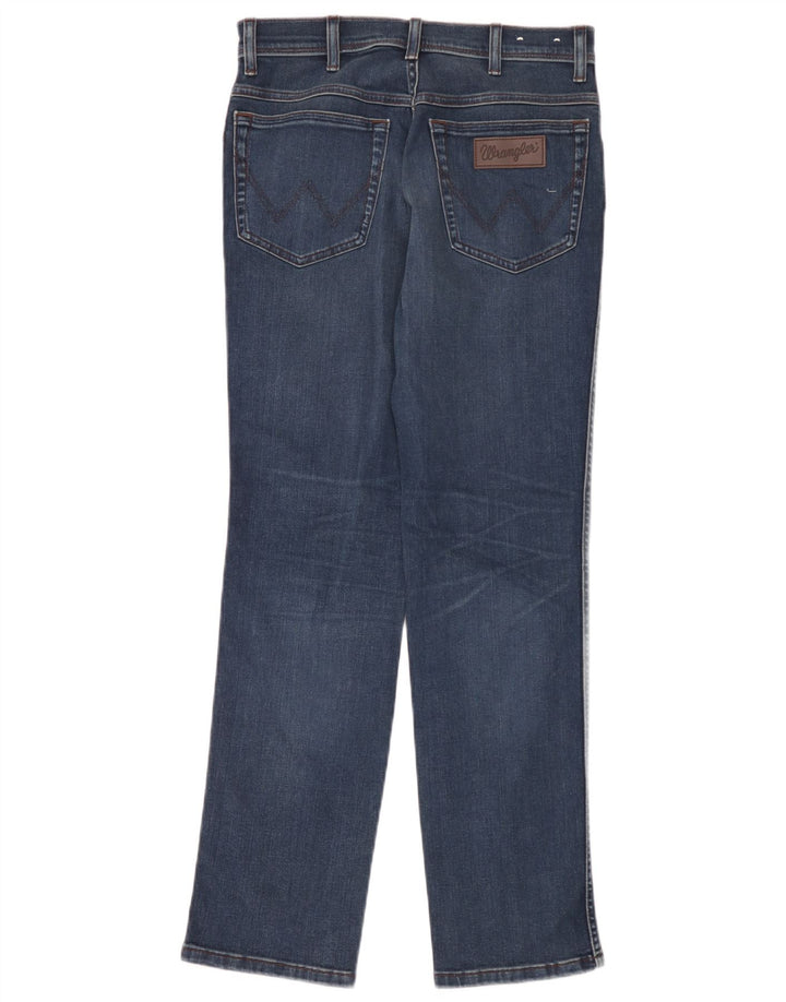 Vaqueros Wrangler Texas Slim para hombre W30 L30 Algodón azul marino