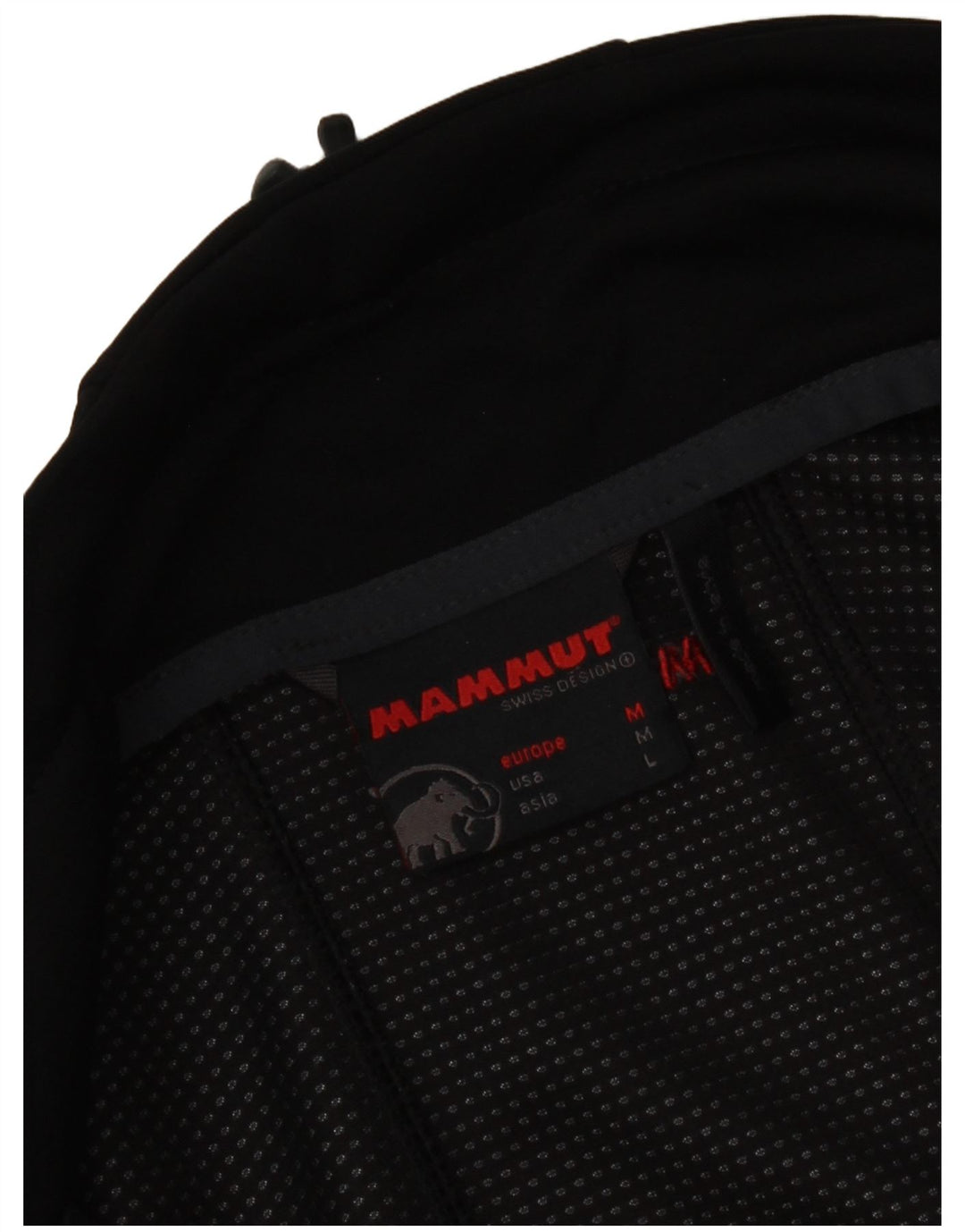 Mammut Chaqueta de chándal para hombre, color negro mediano