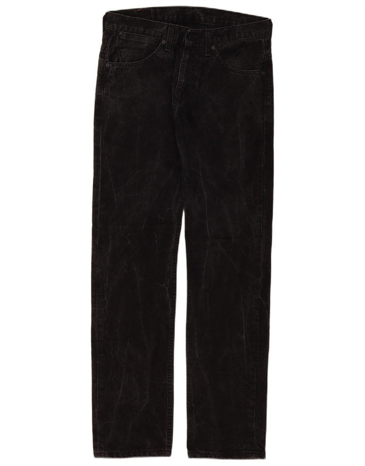 Levi's Jeans rectos 504 para hombre W30 L32 Algodón negro